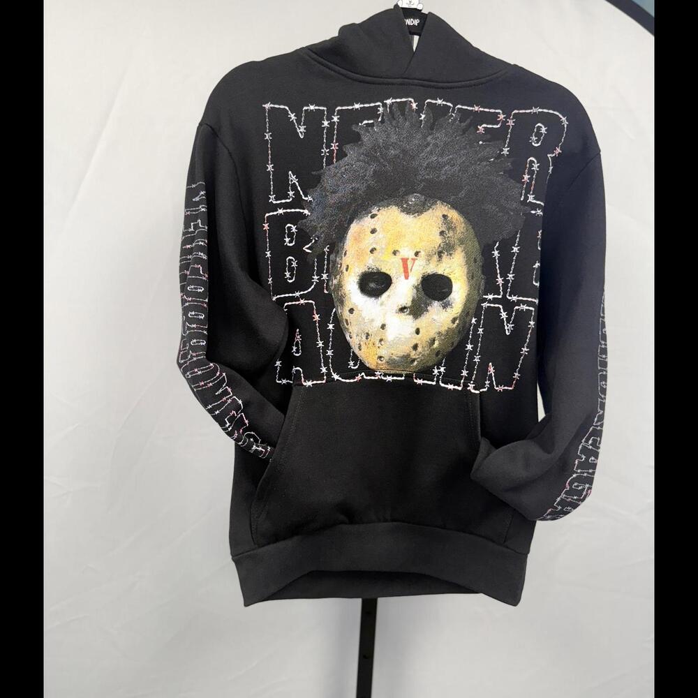 NEW! Vlone X Never Broke Again Haunted Hoodie SMALL